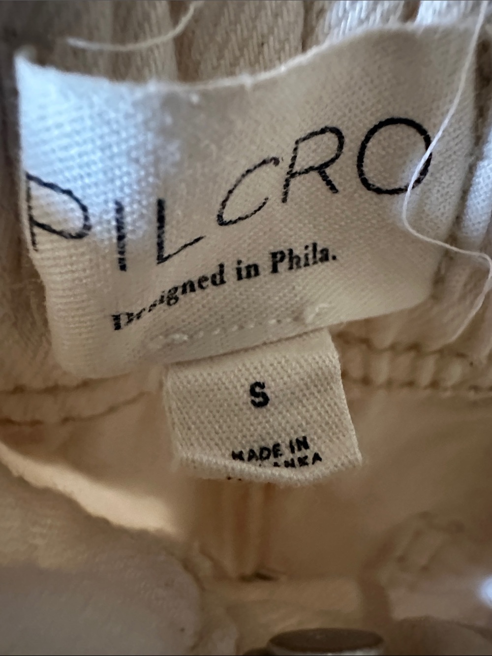 Pilcro Denim Jeans Joggers with Pink & Blue Floral Patchwork size Small - Picture 2 of 5